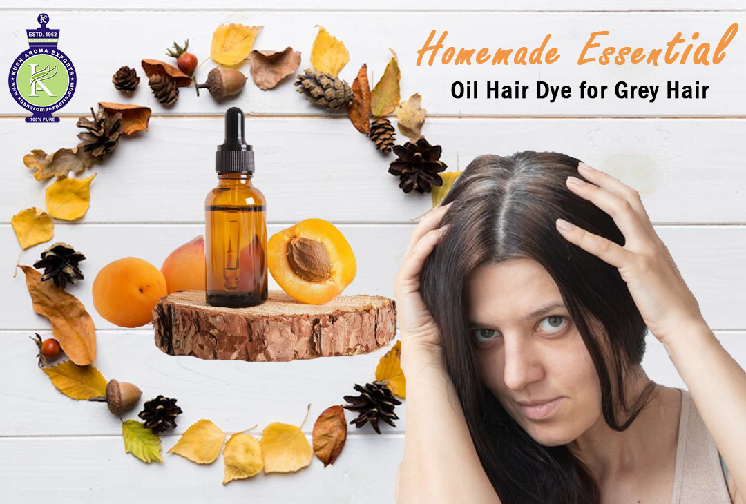 Homemade Essential Oil Hair Dye for Grey Hair - Kusharomaexports